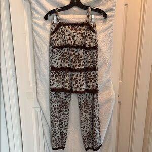 Leopard Print Pajamas